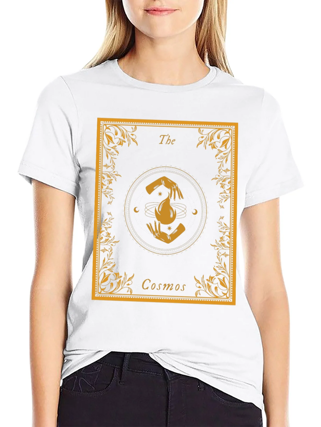 The Cosmos Graphic T-Shirt - Unisex Black Tee