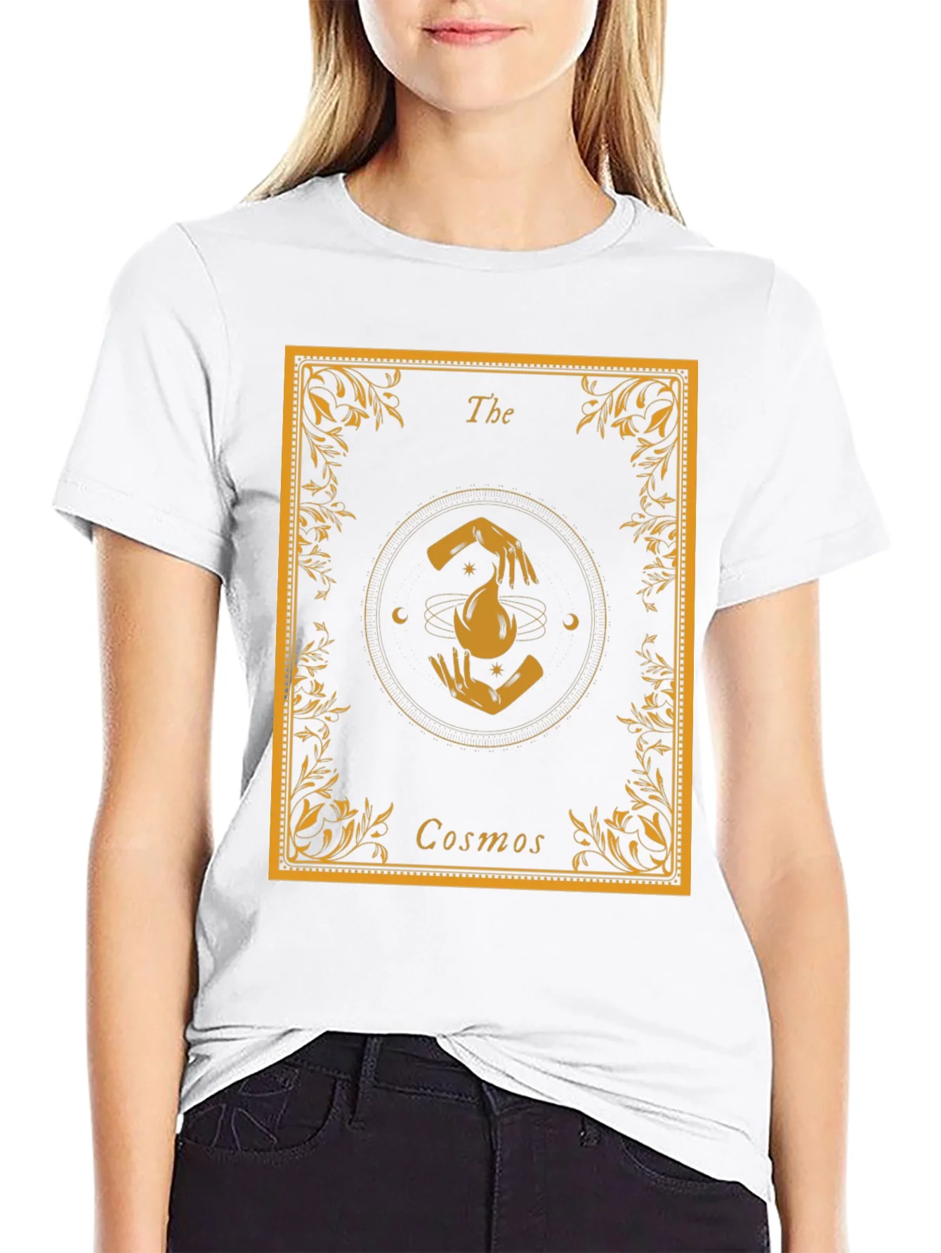 The Cosmos Graphic T-Shirt - Unisex Black Tee