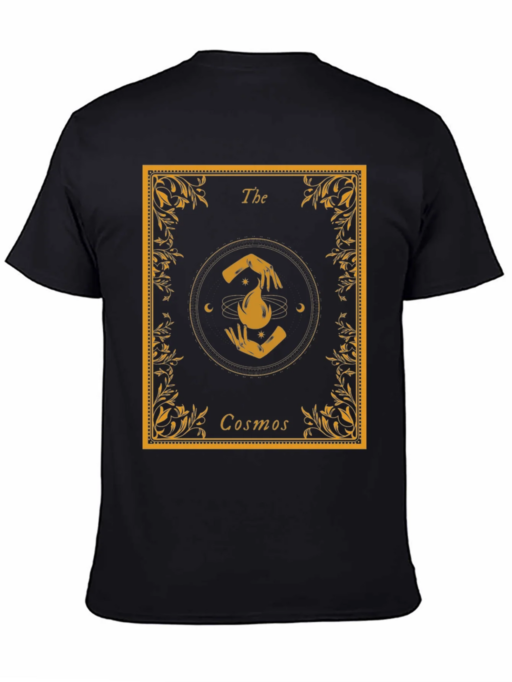 The Cosmos Graphic T-Shirt - Unisex Black Tee