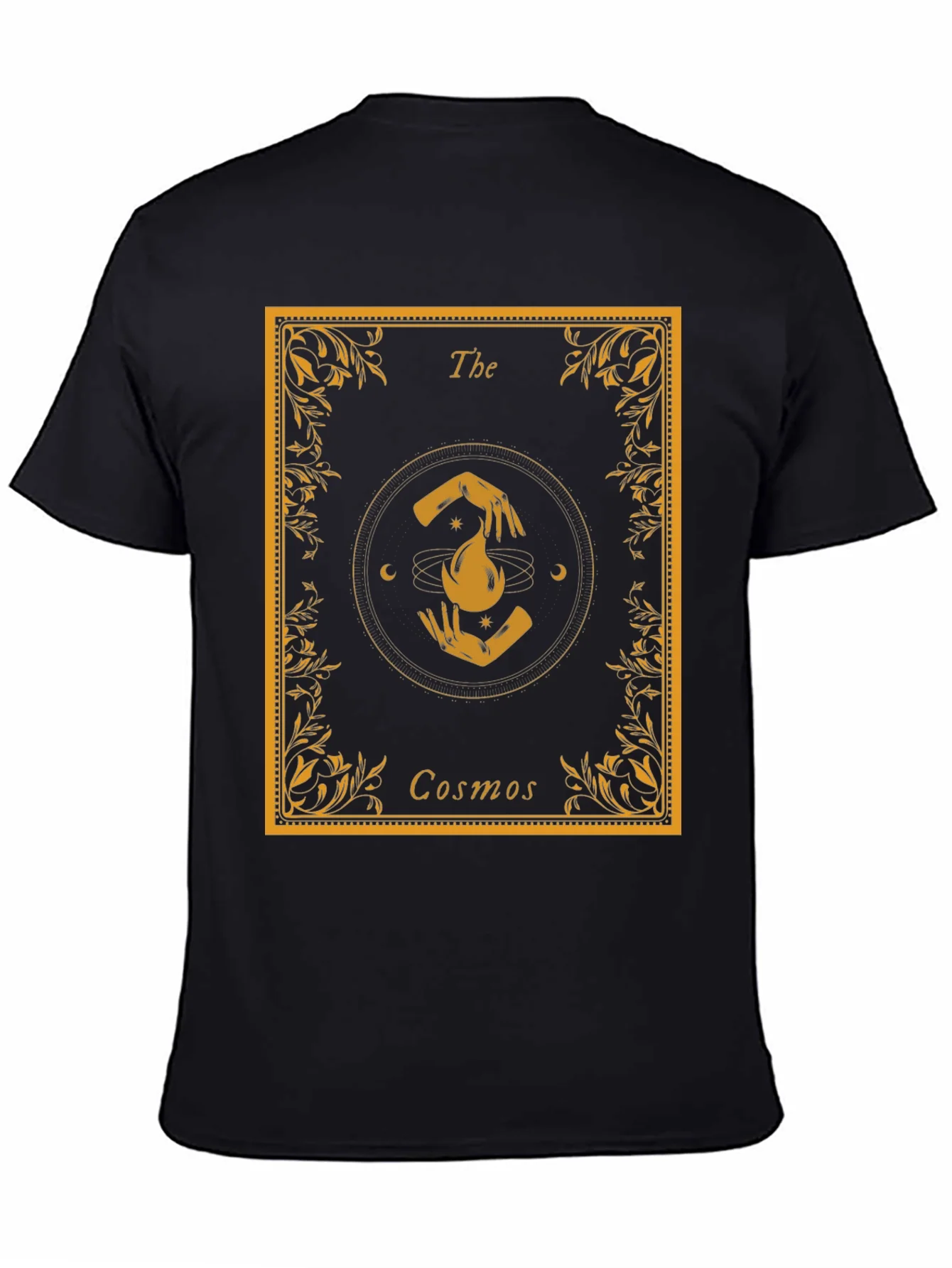 The Cosmos Graphic T-Shirt - Unisex Black Tee