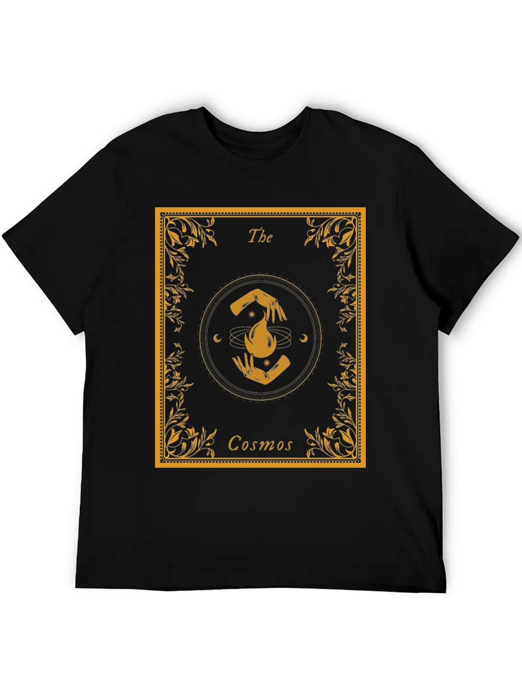 The Cosmos Graphic T-Shirt - Unisex Black Tee