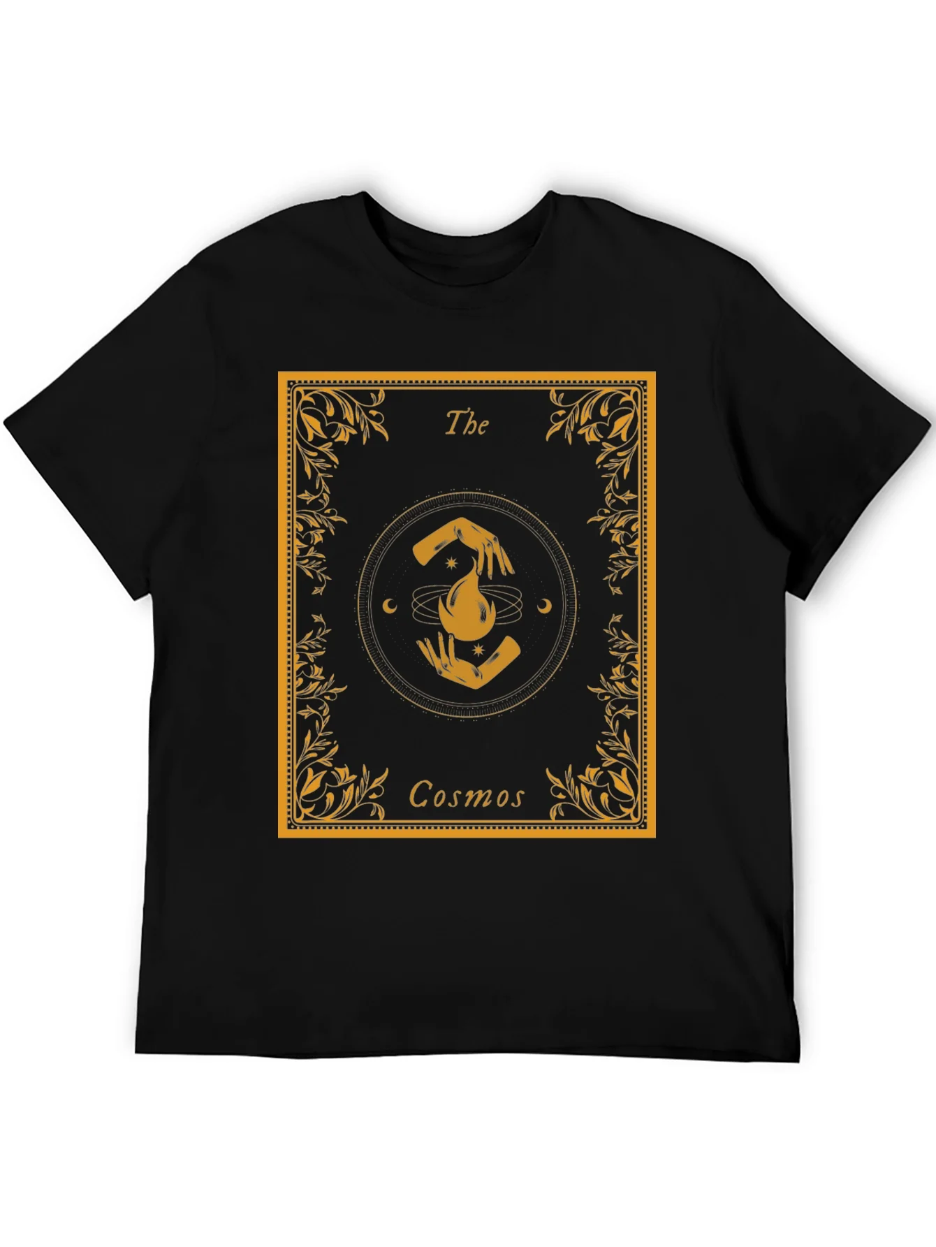 The Cosmos Graphic T-Shirt - Unisex Black Tee