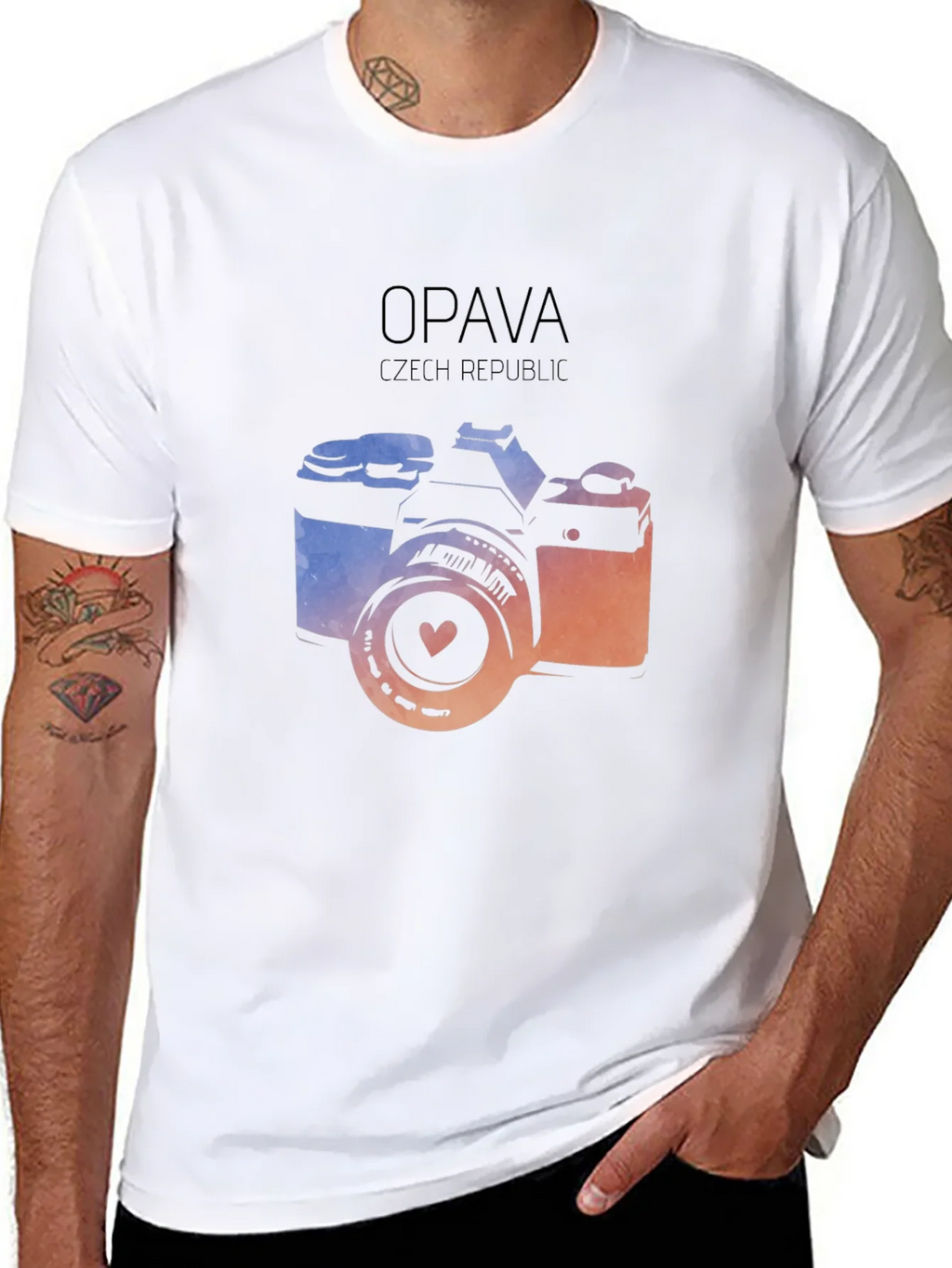 Opava Czech Republic Camera Graphic T-Shirt