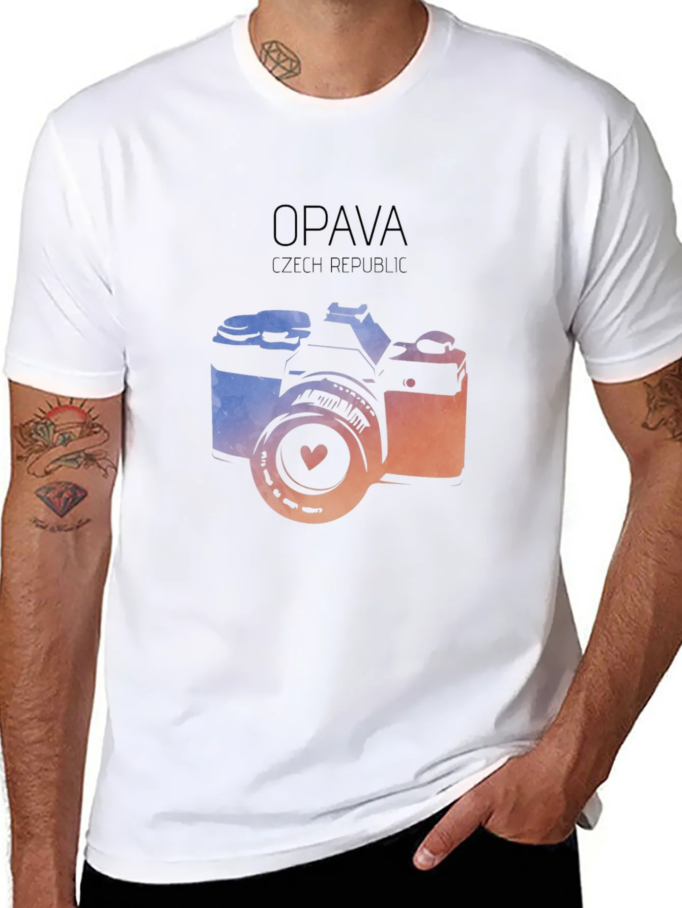 Opava Czech Republic Camera Graphic T-Shirt