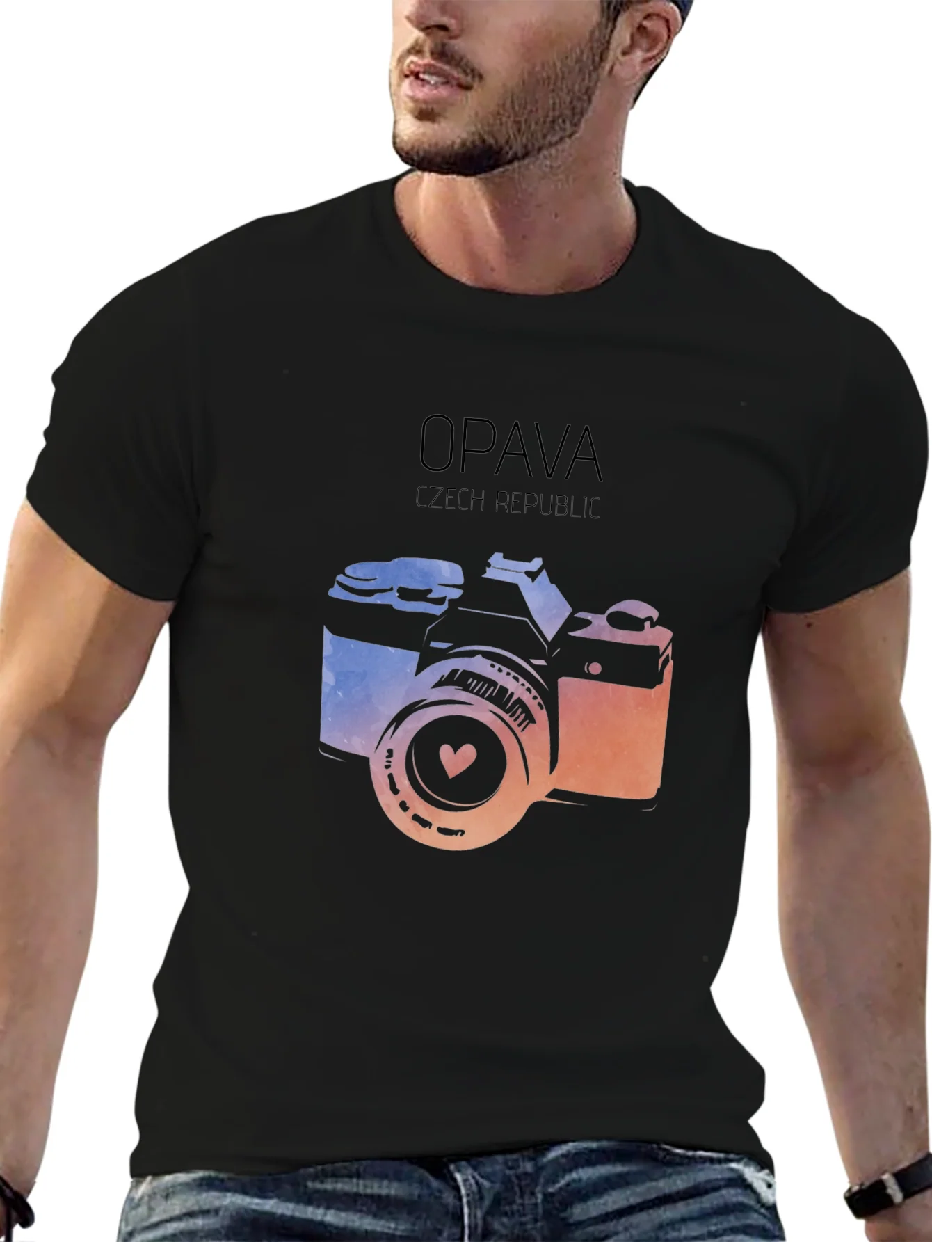 Opava Czech Republic Camera Graphic T-Shirt