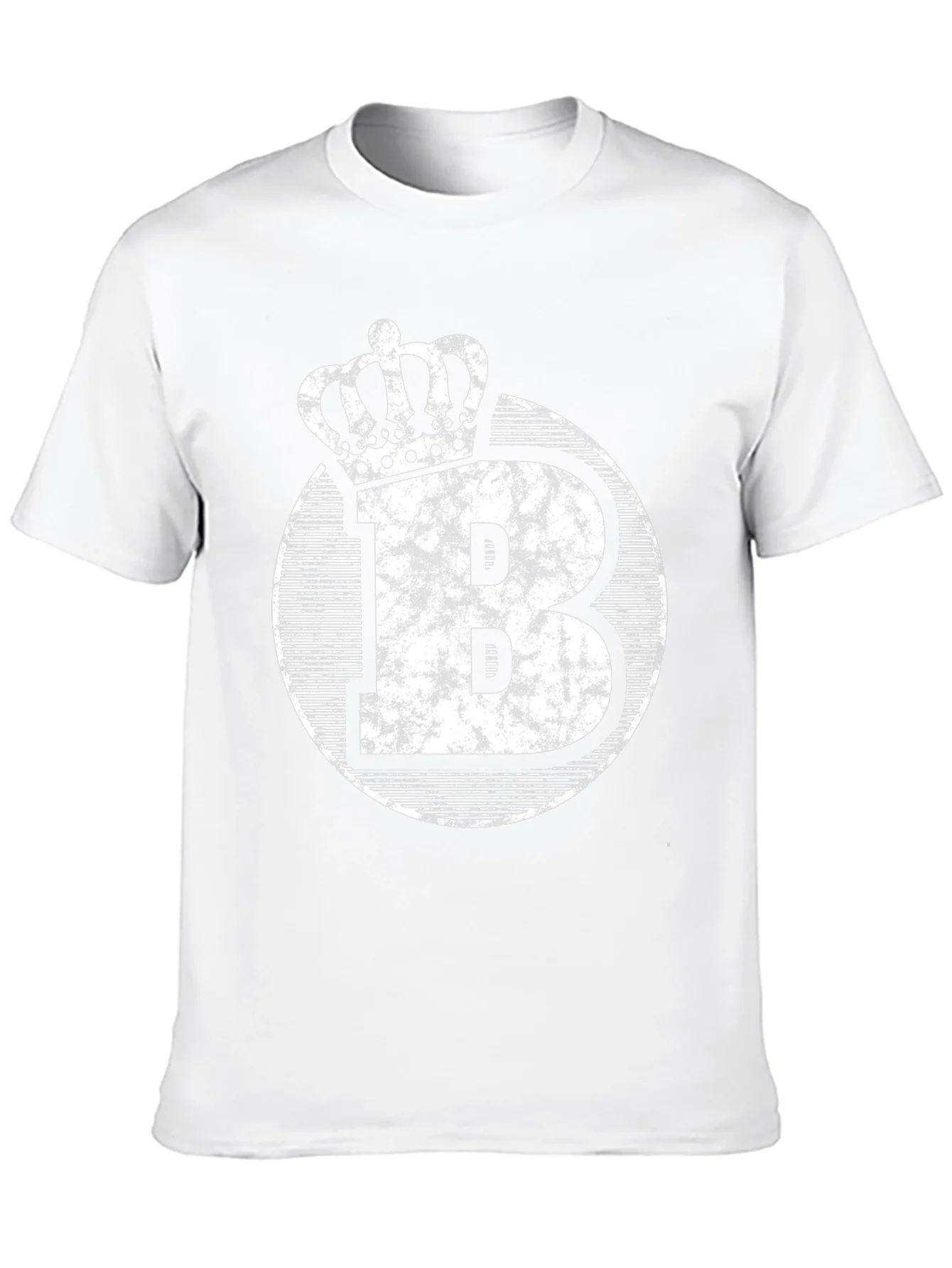 King B Graphic Tee - Crown & Letter B Design