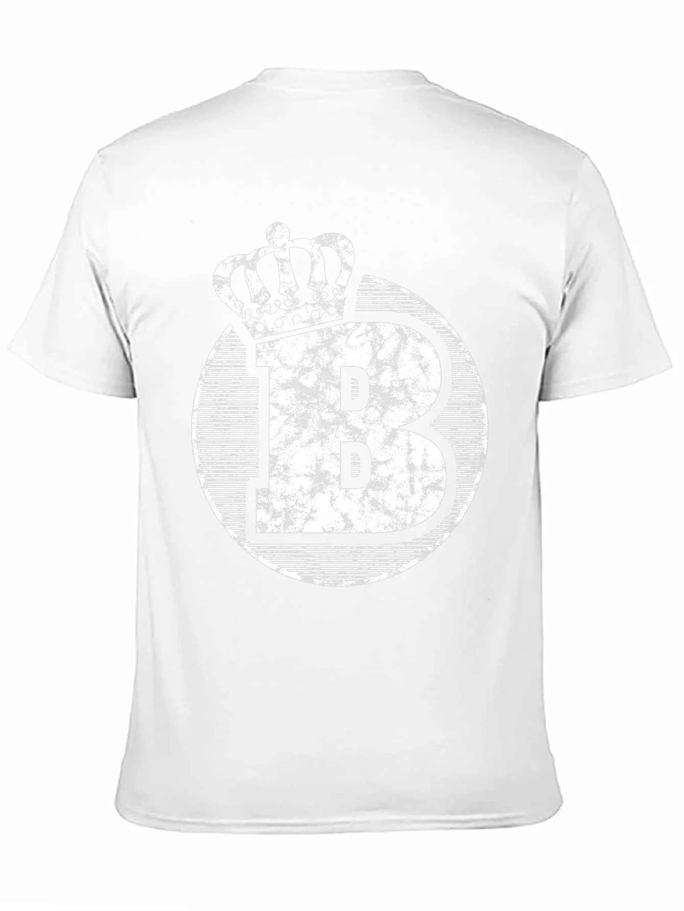 King B Graphic Tee - Crown & Letter B Design