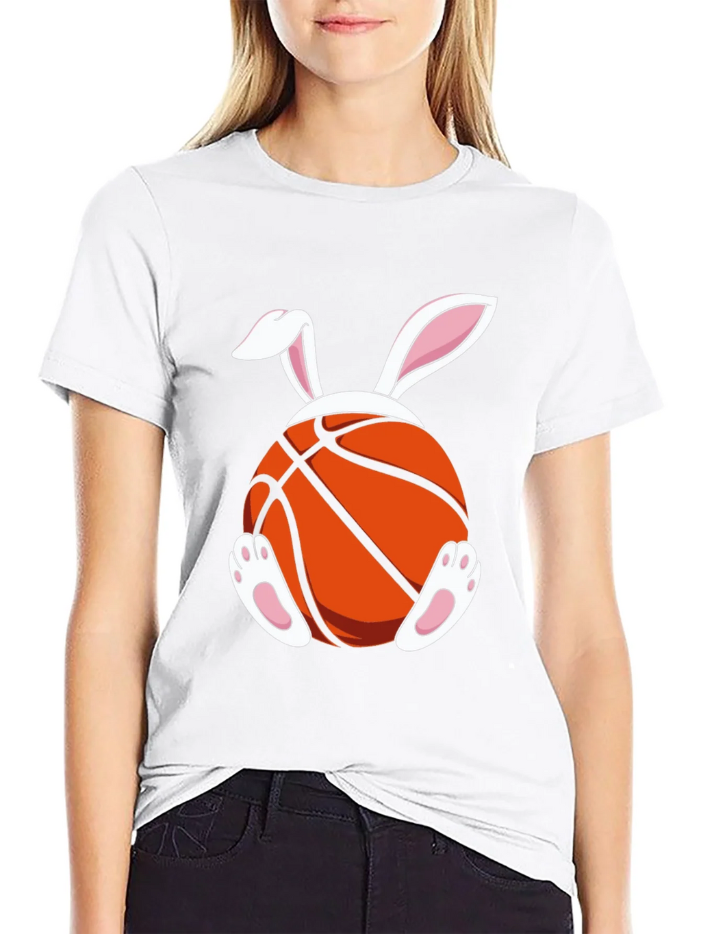 Bunny Basketball Graphic Tee