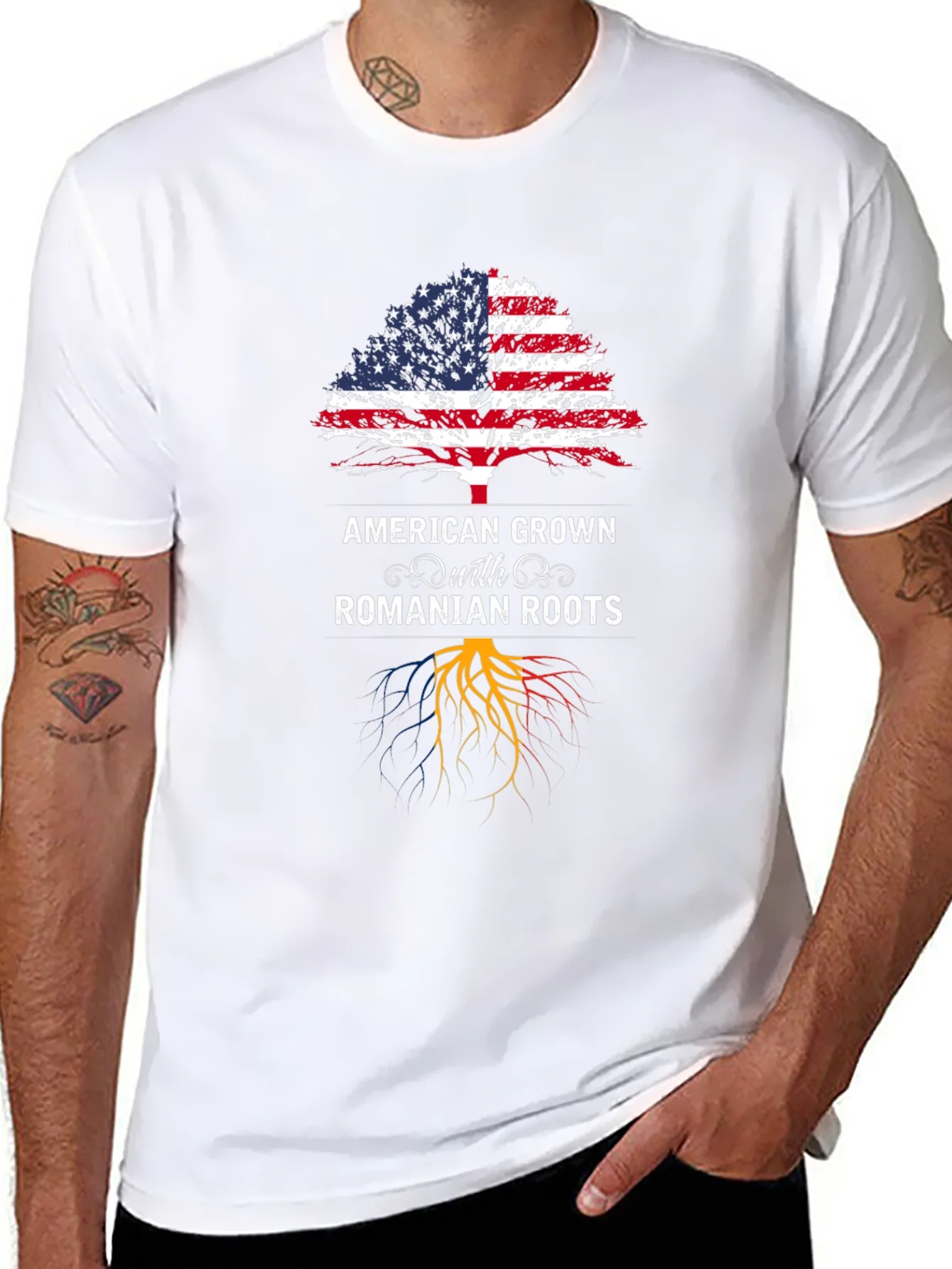 American Grown Romanian Roots T-Shirt