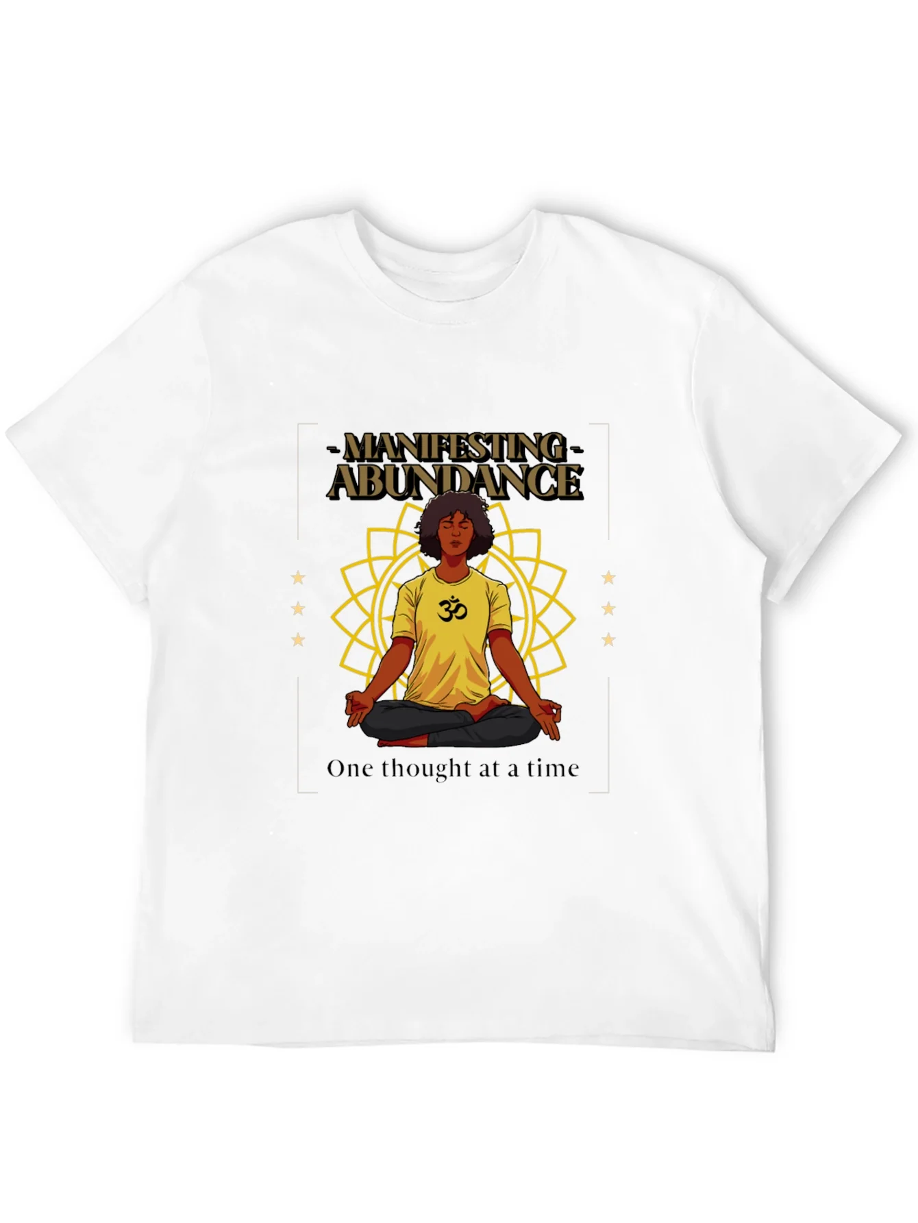 Manifesting Abundance Graphic T-Shirt - Black