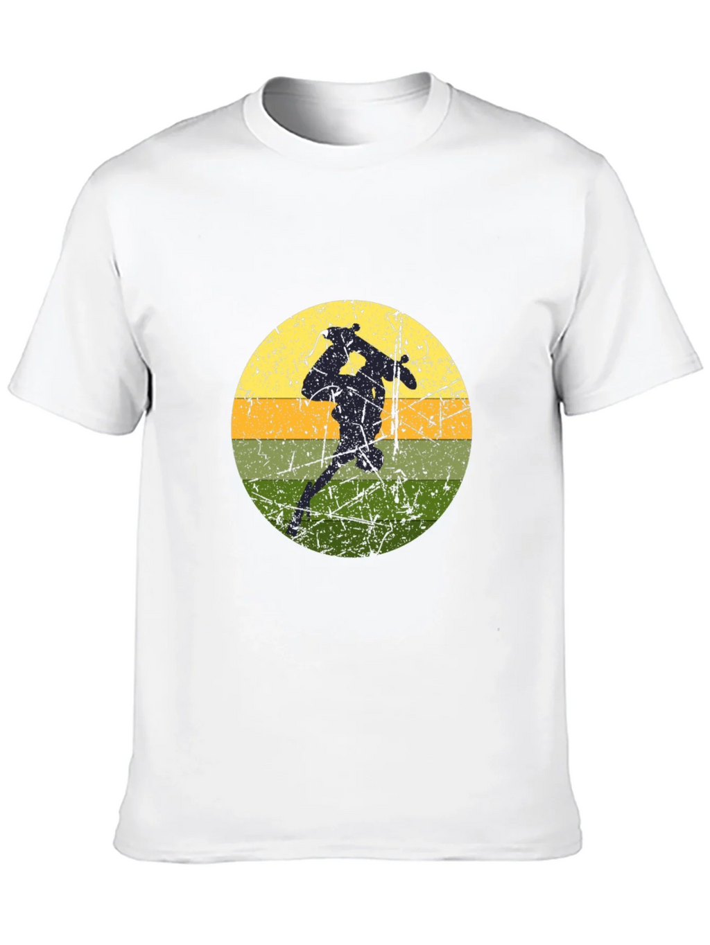 Skate Retro Graphic Tee - Black Cotton Shirt