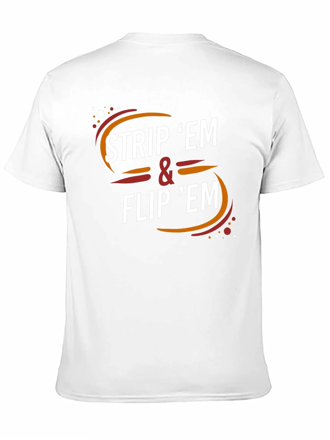 Strip Em & Flip Em Graphic Tee - Black
