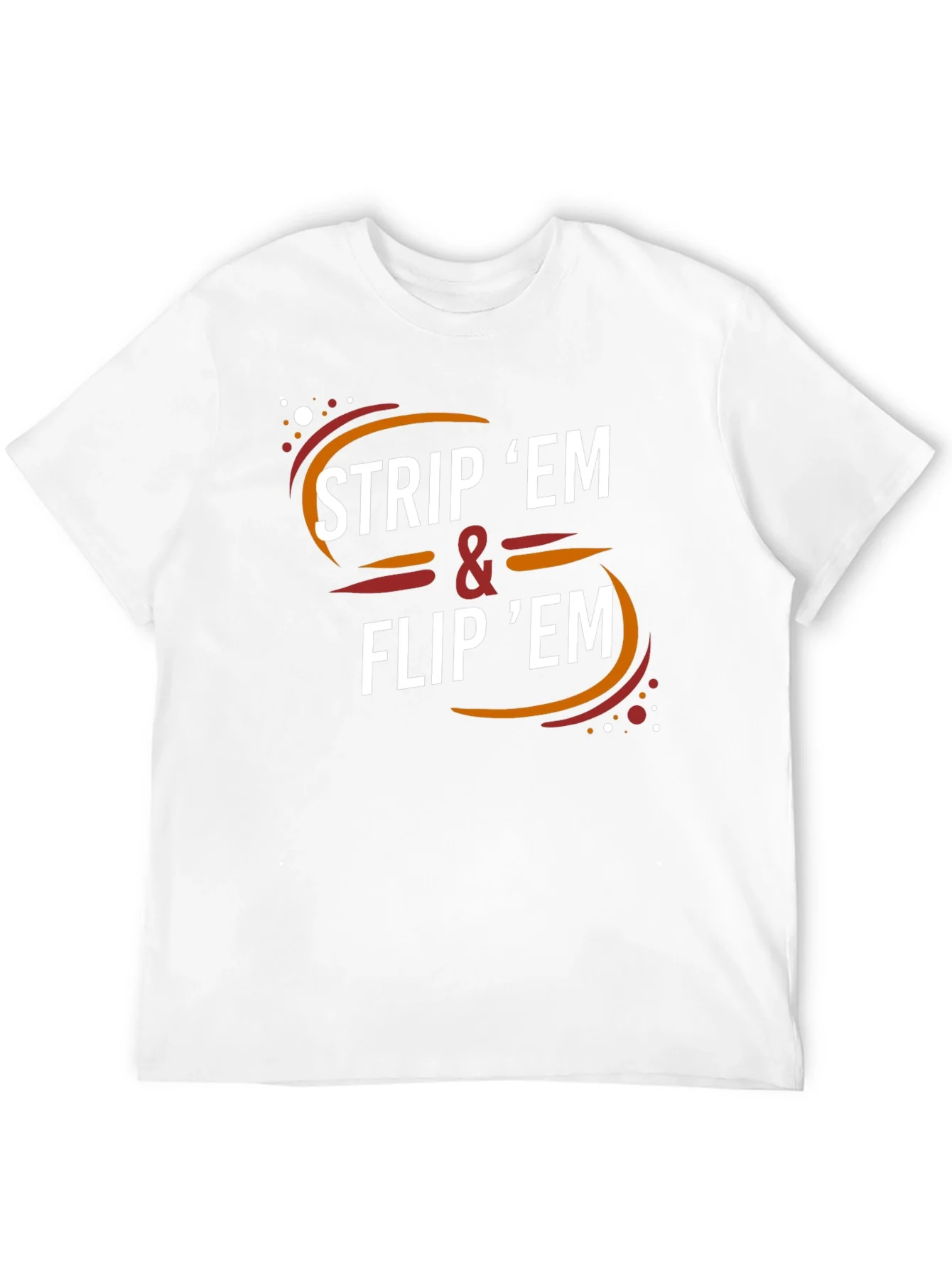 Strip Em & Flip Em Graphic Tee - Black