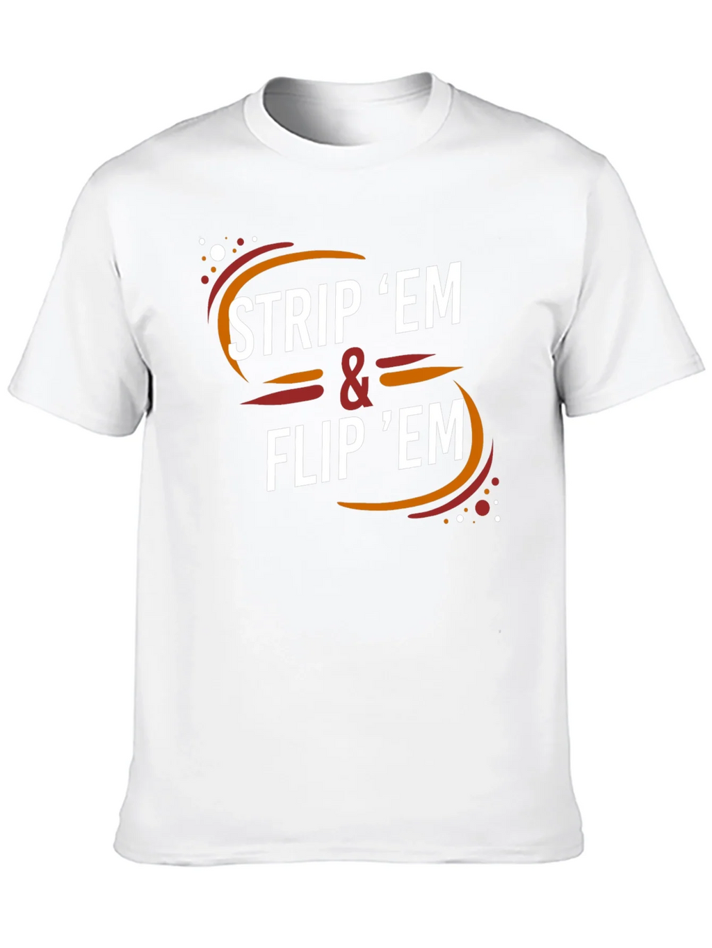 Strip Em & Flip Em Graphic Tee - Black