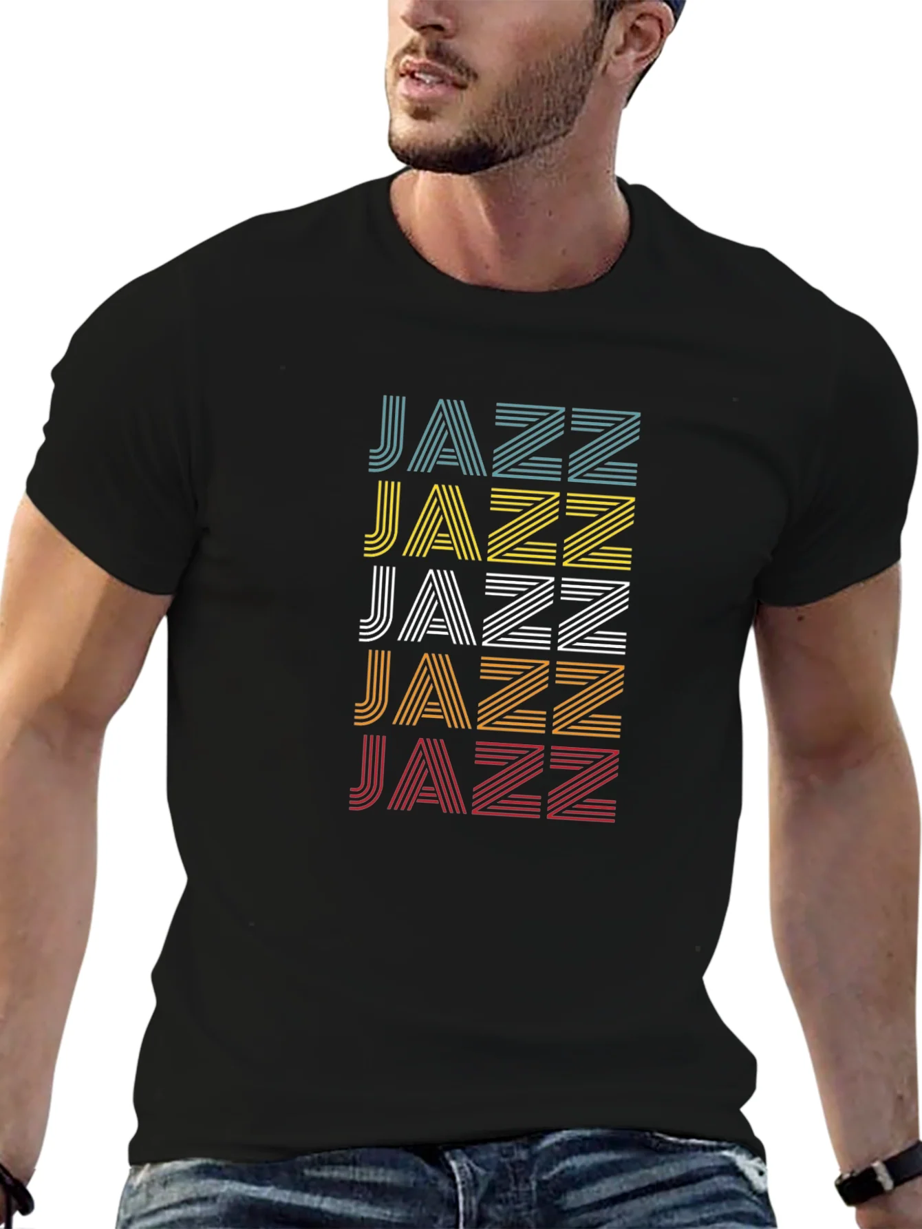 Retro Jazz Graphic T-Shirt