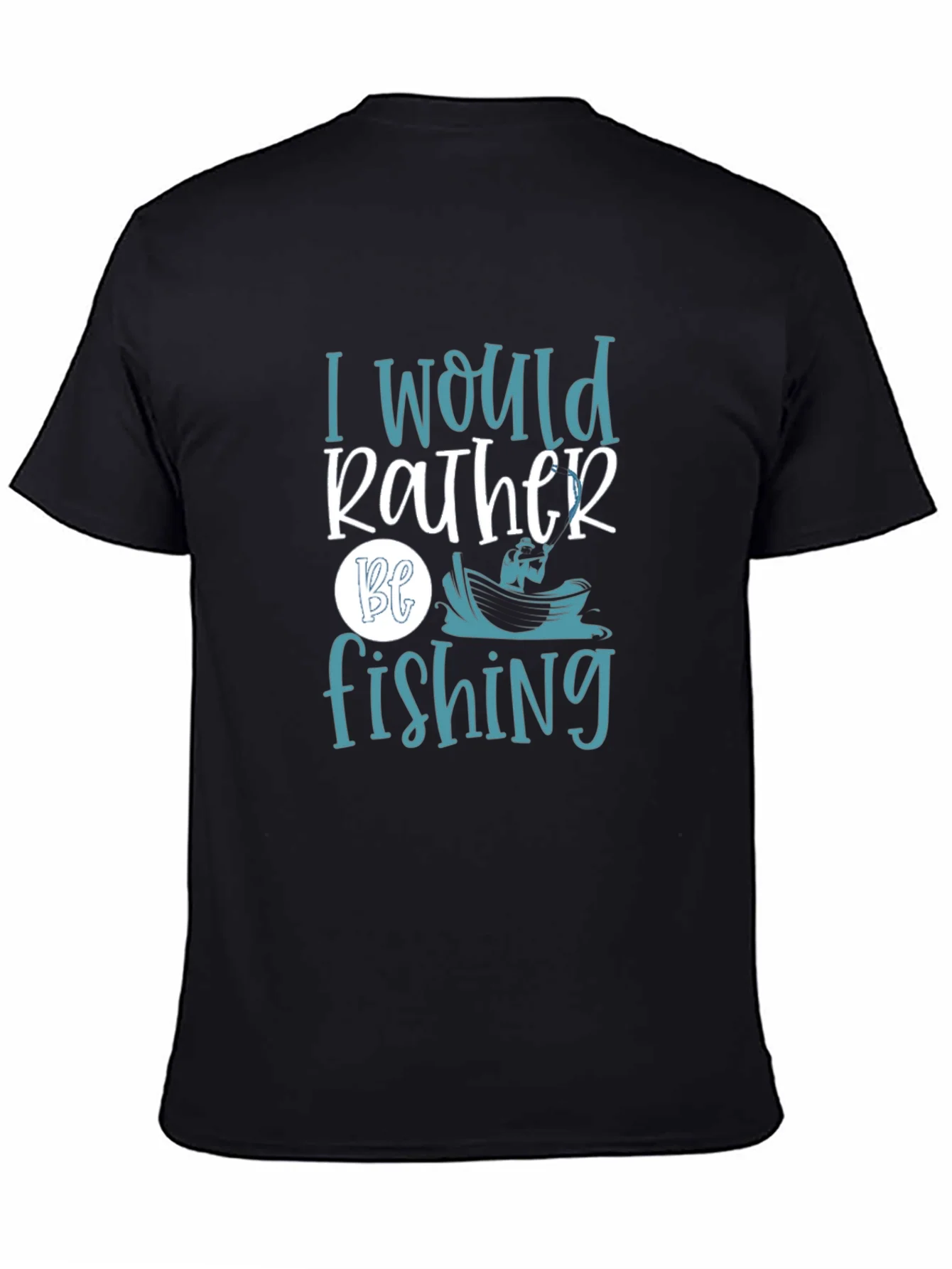 I Would Rather Be Fishing Graphic Tee