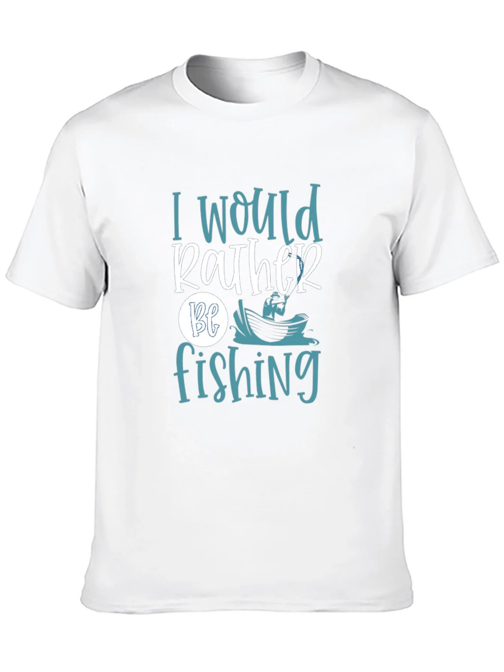 I Would Rather Be Fishing Graphic Tee