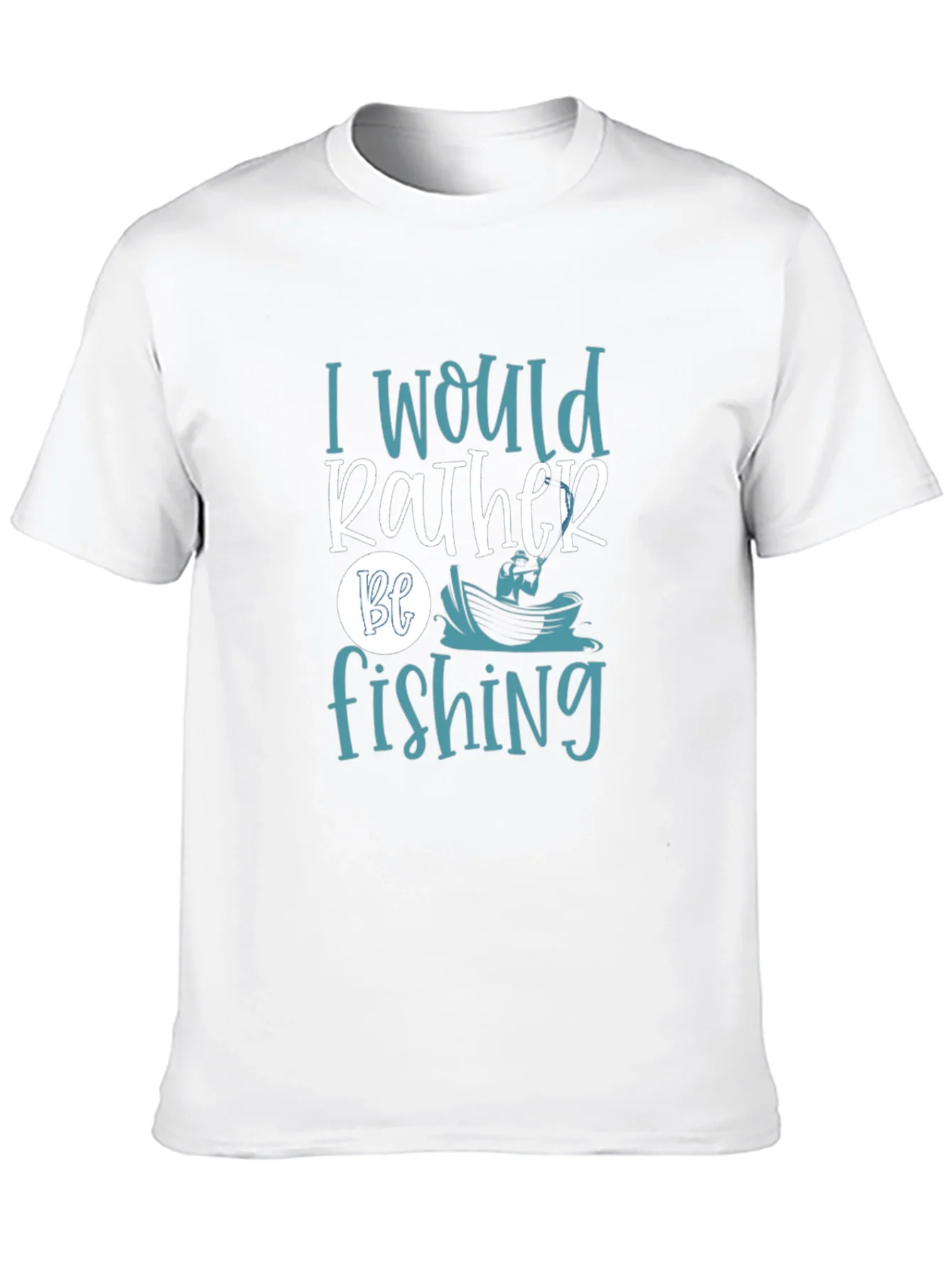 I Would Rather Be Fishing Graphic Tee