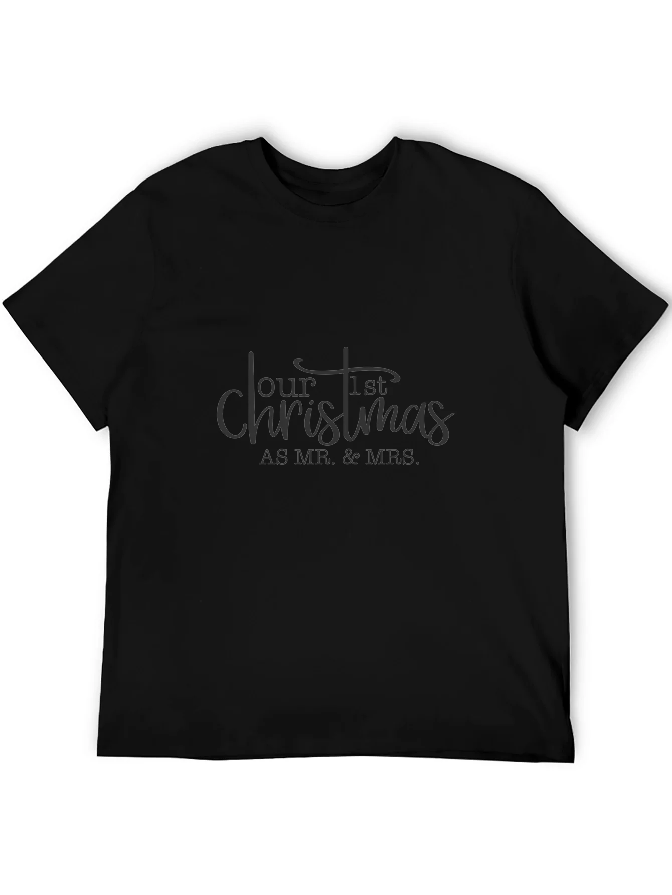 Our First Christmas Black T-Shirt