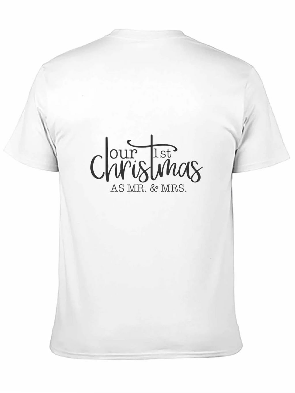 Our First Christmas Black T-Shirt