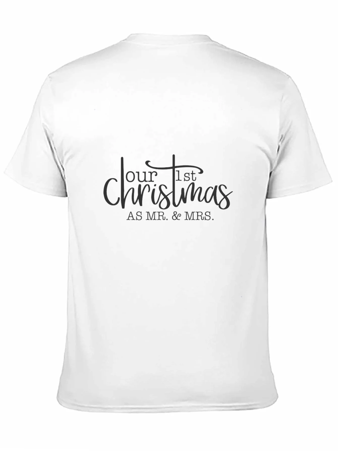 Our First Christmas Black T-Shirt