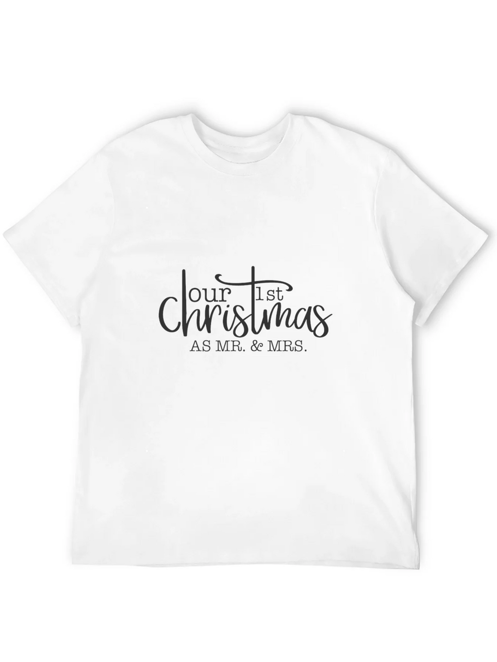 Our First Christmas Black T-Shirt
