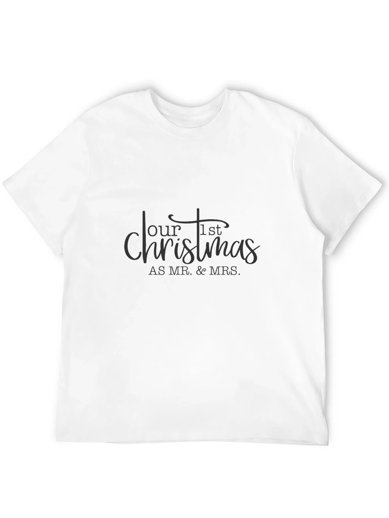 Our First Christmas Black T-Shirt
