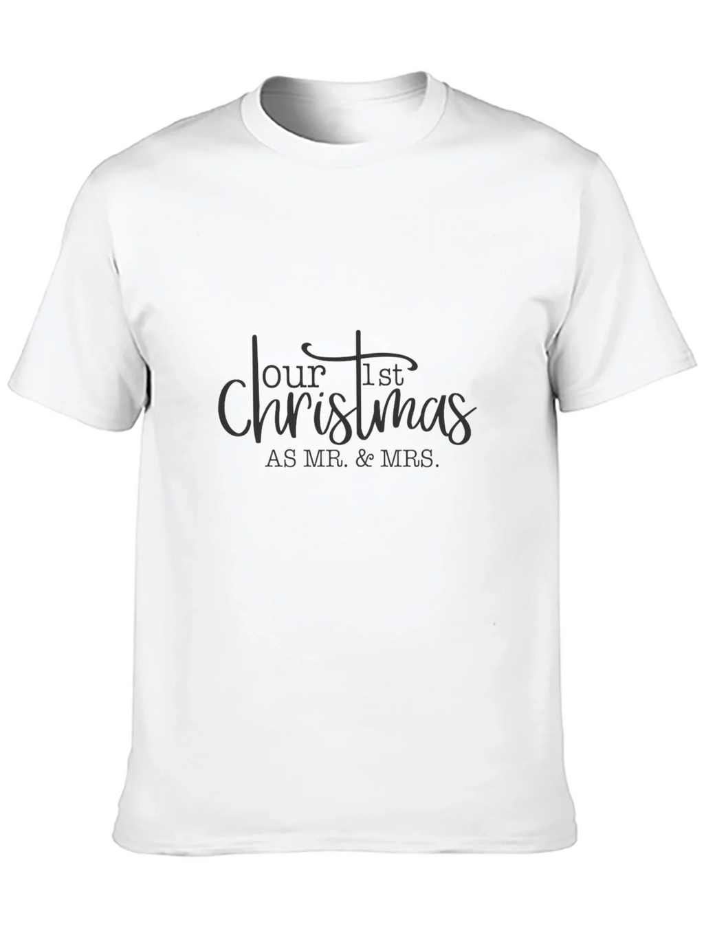 Our First Christmas Black T-Shirt