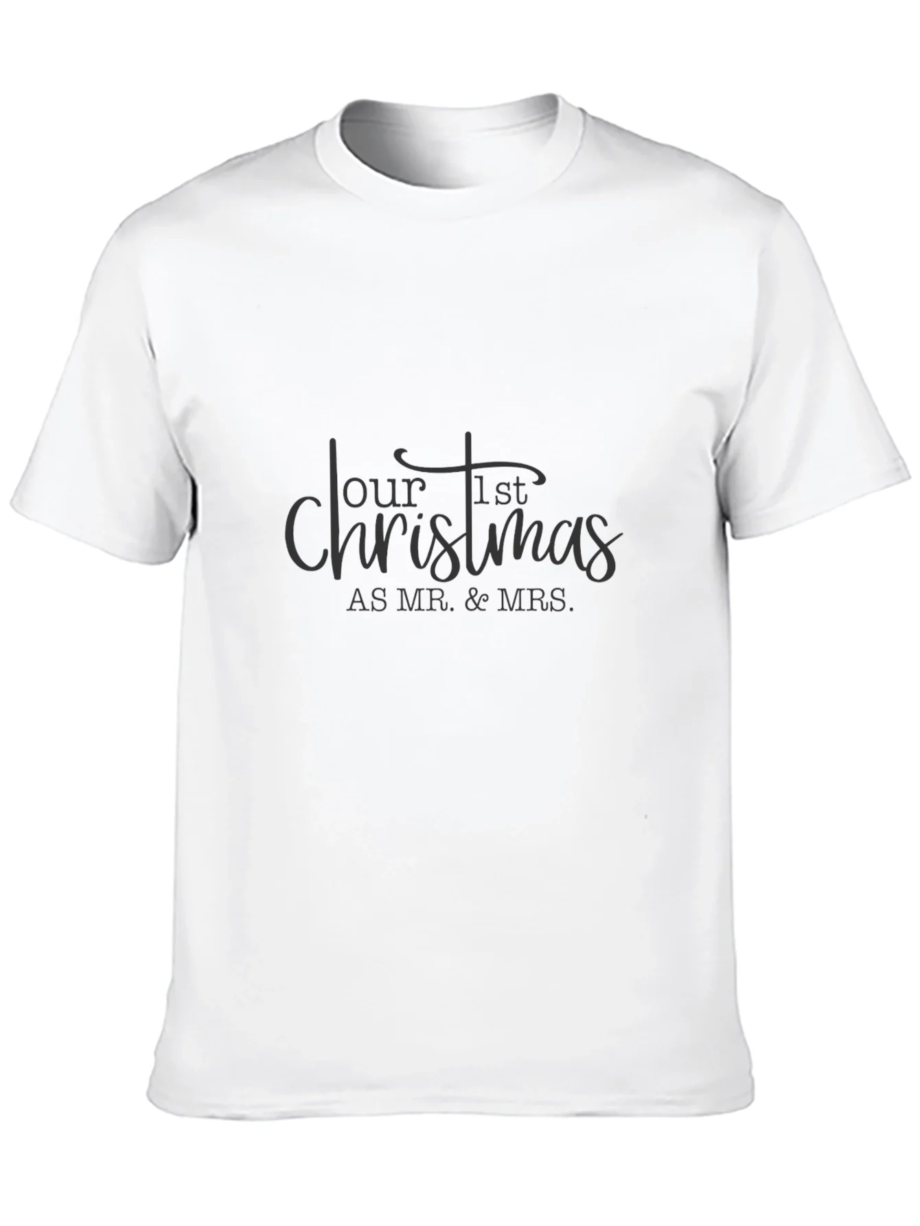 Our First Christmas Black T-Shirt