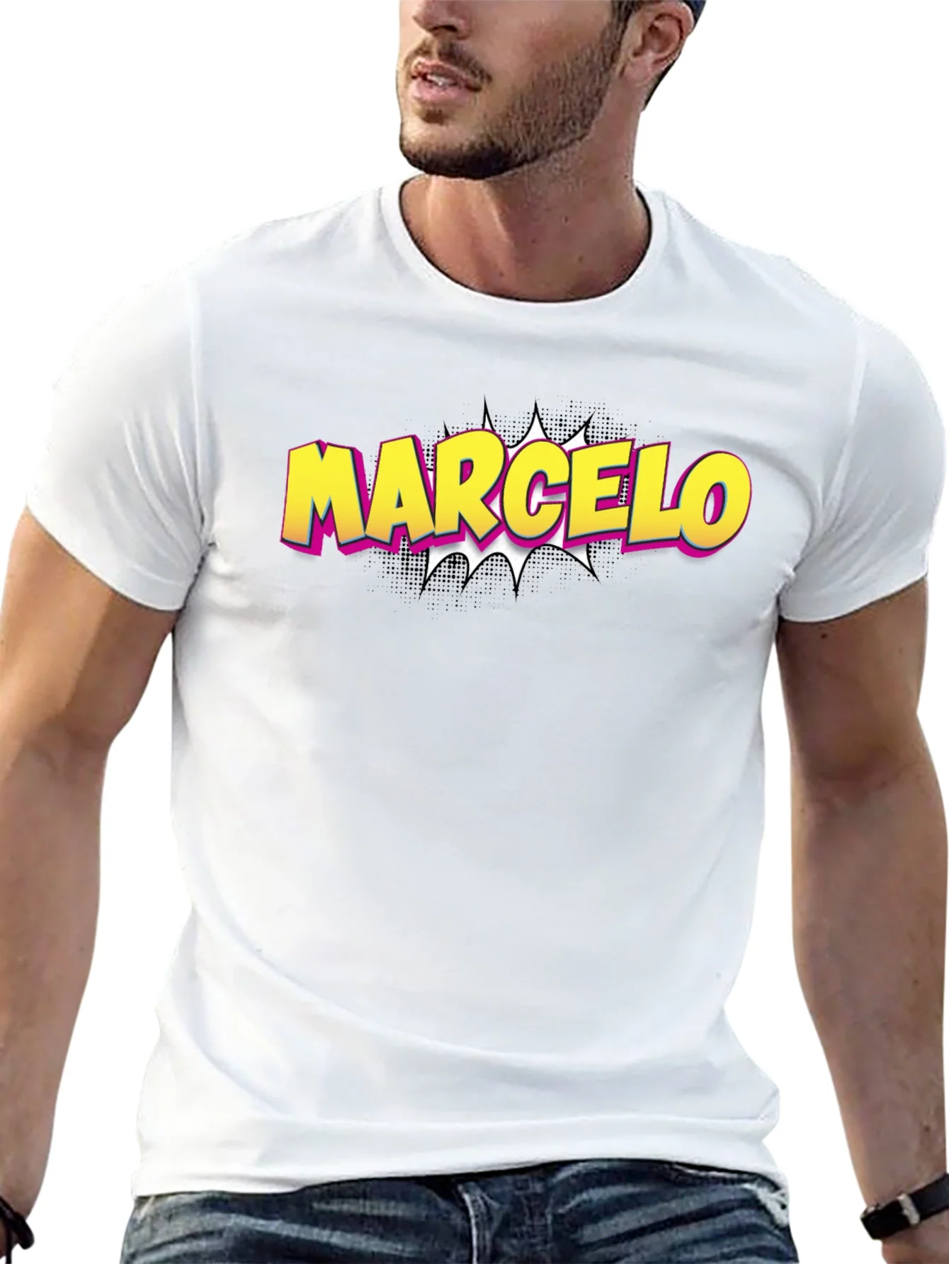 Marcelo Comic Style Personalized T-Shirt