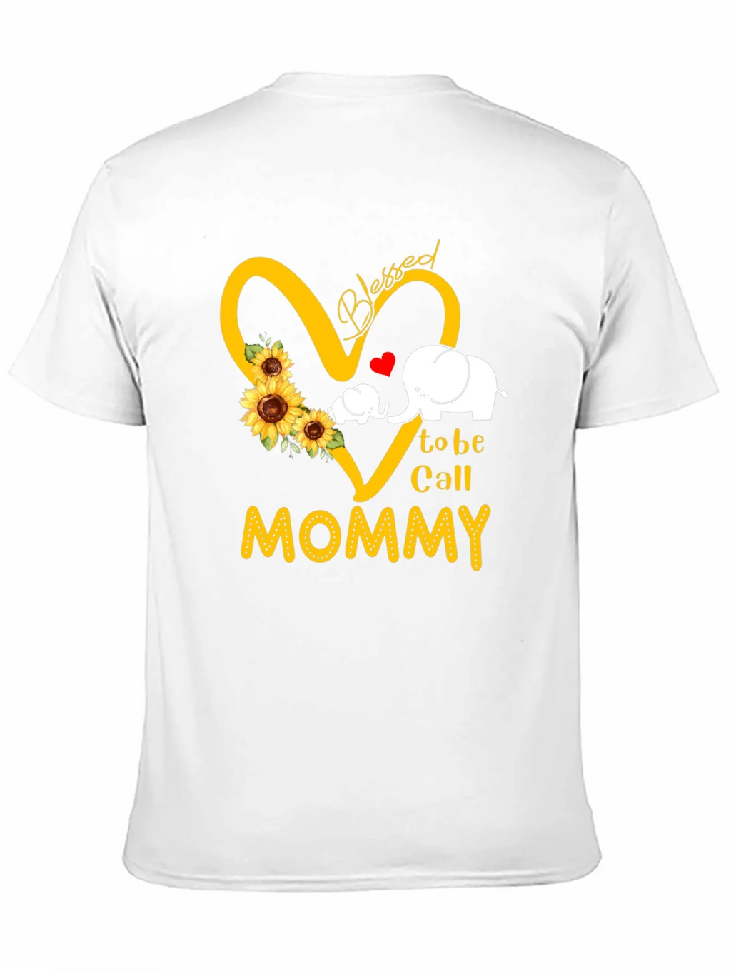 Blessed to be Call Mommy Black T-Shirt