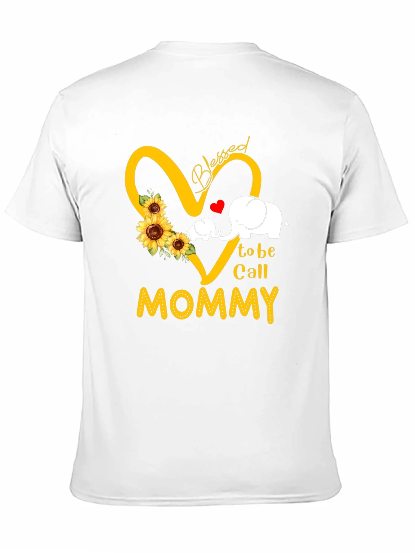 Blessed to be Call Mommy Black T-Shirt