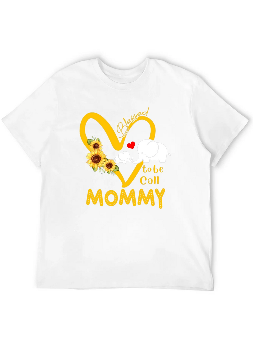 Blessed to be Call Mommy Black T-Shirt