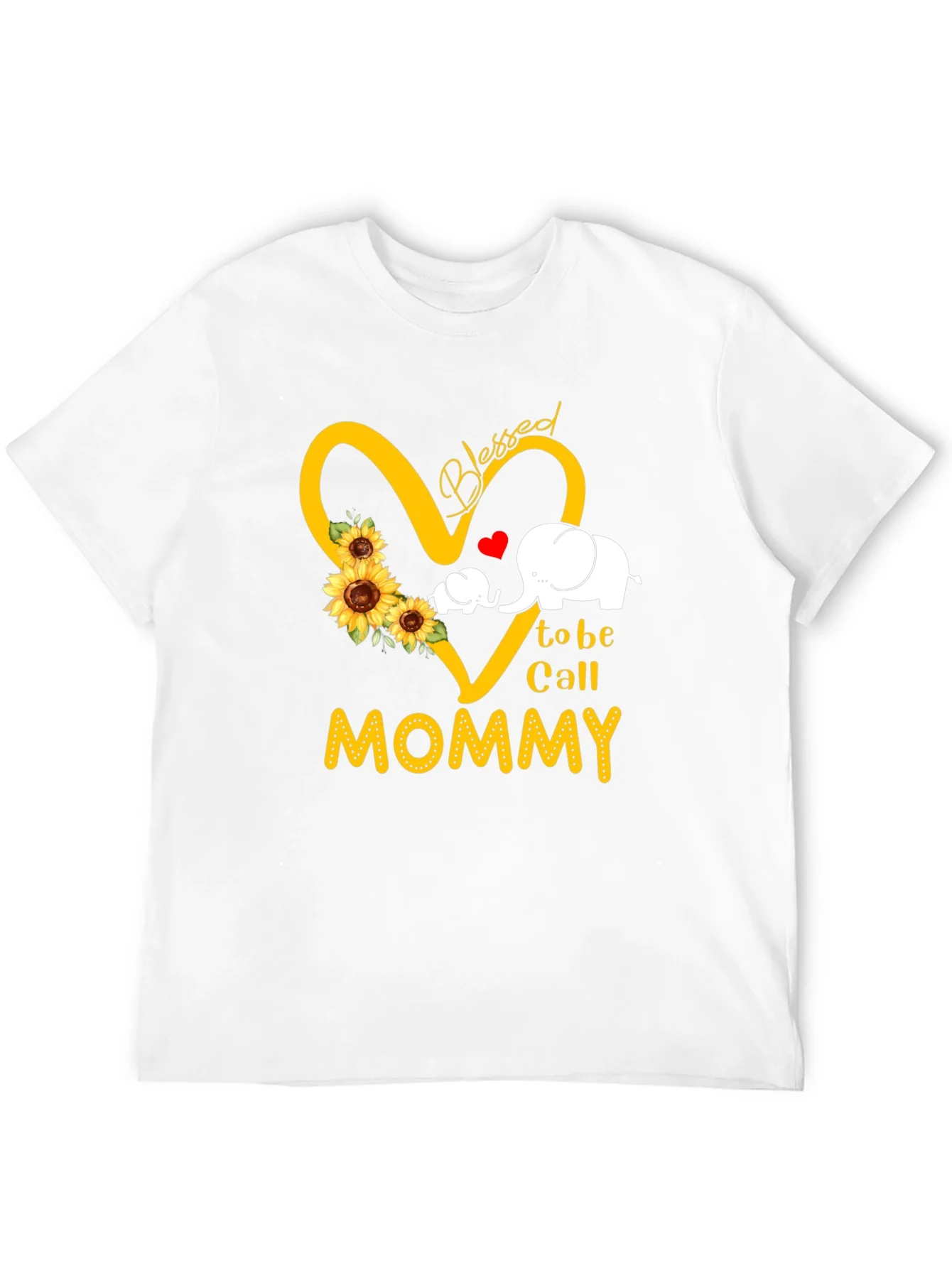 Blessed to be Call Mommy Black T-Shirt