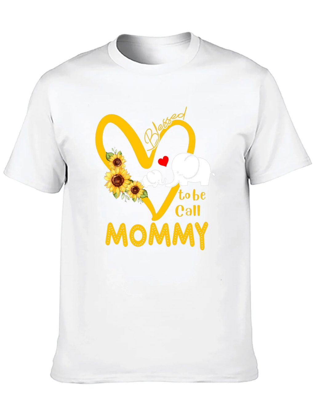 Blessed to be Call Mommy Black T-Shirt