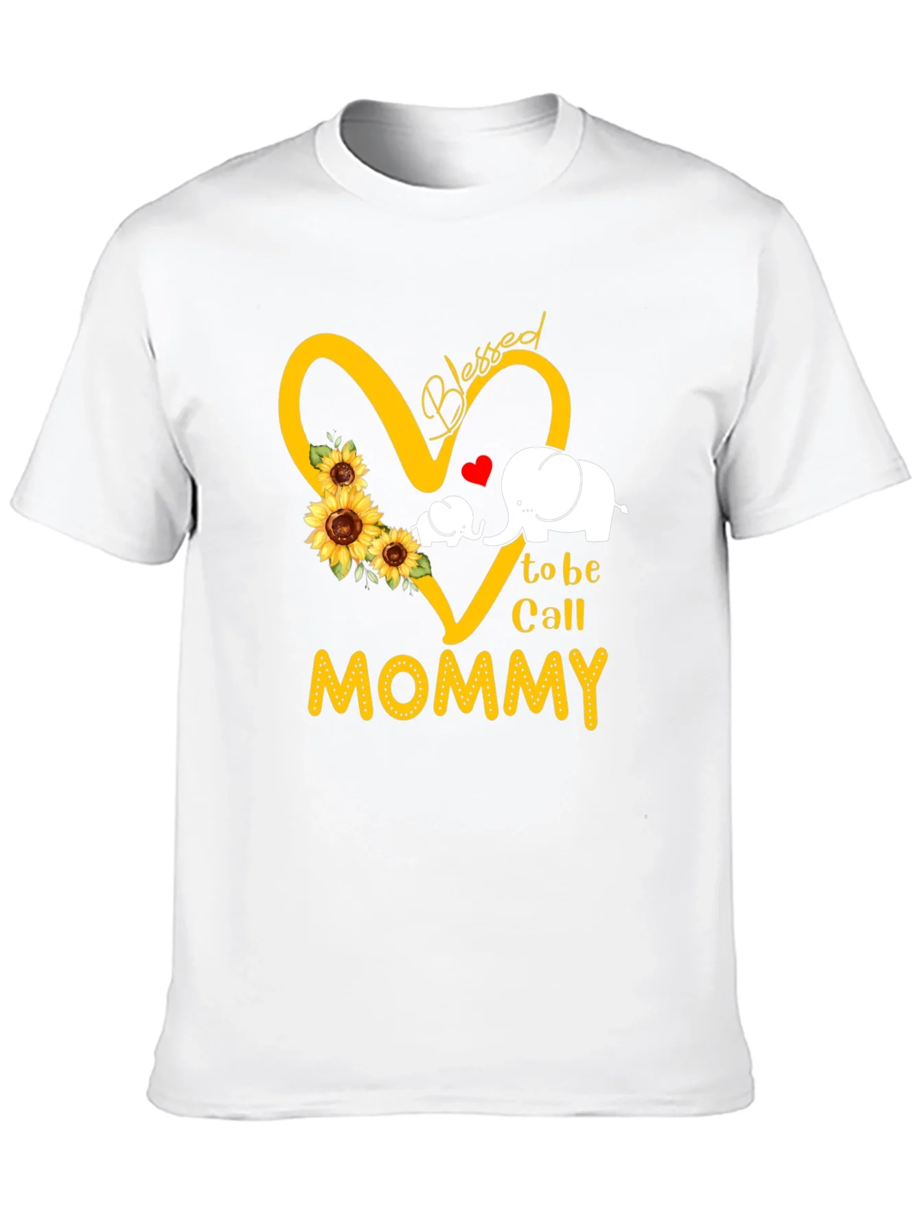 Blessed to be Call Mommy Black T-Shirt