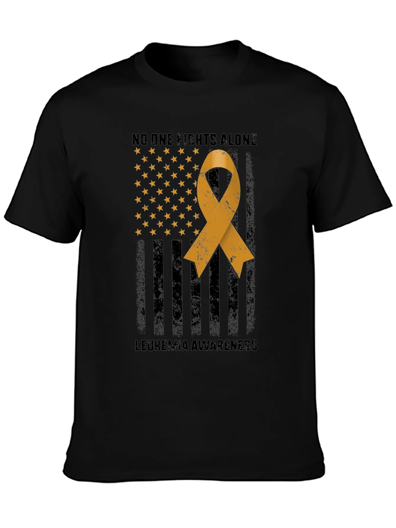 Leukemia Awareness Tee - No One Fights Alone