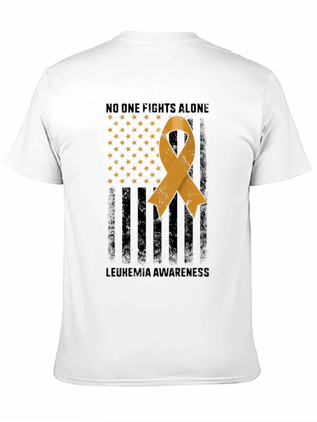 Leukemia Awareness Tee - No One Fights Alone