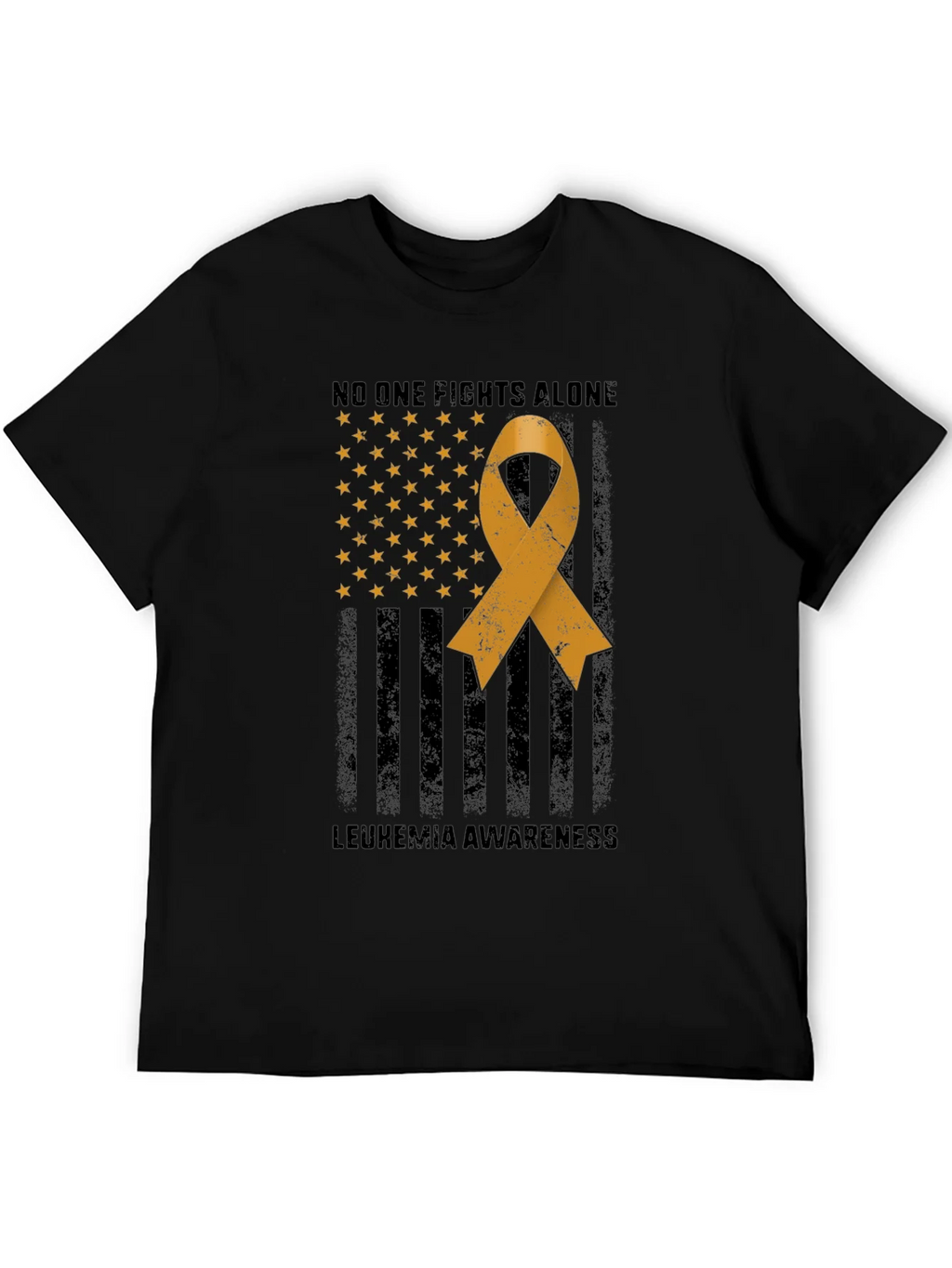 Leukemia Awareness Tee - No One Fights Alone