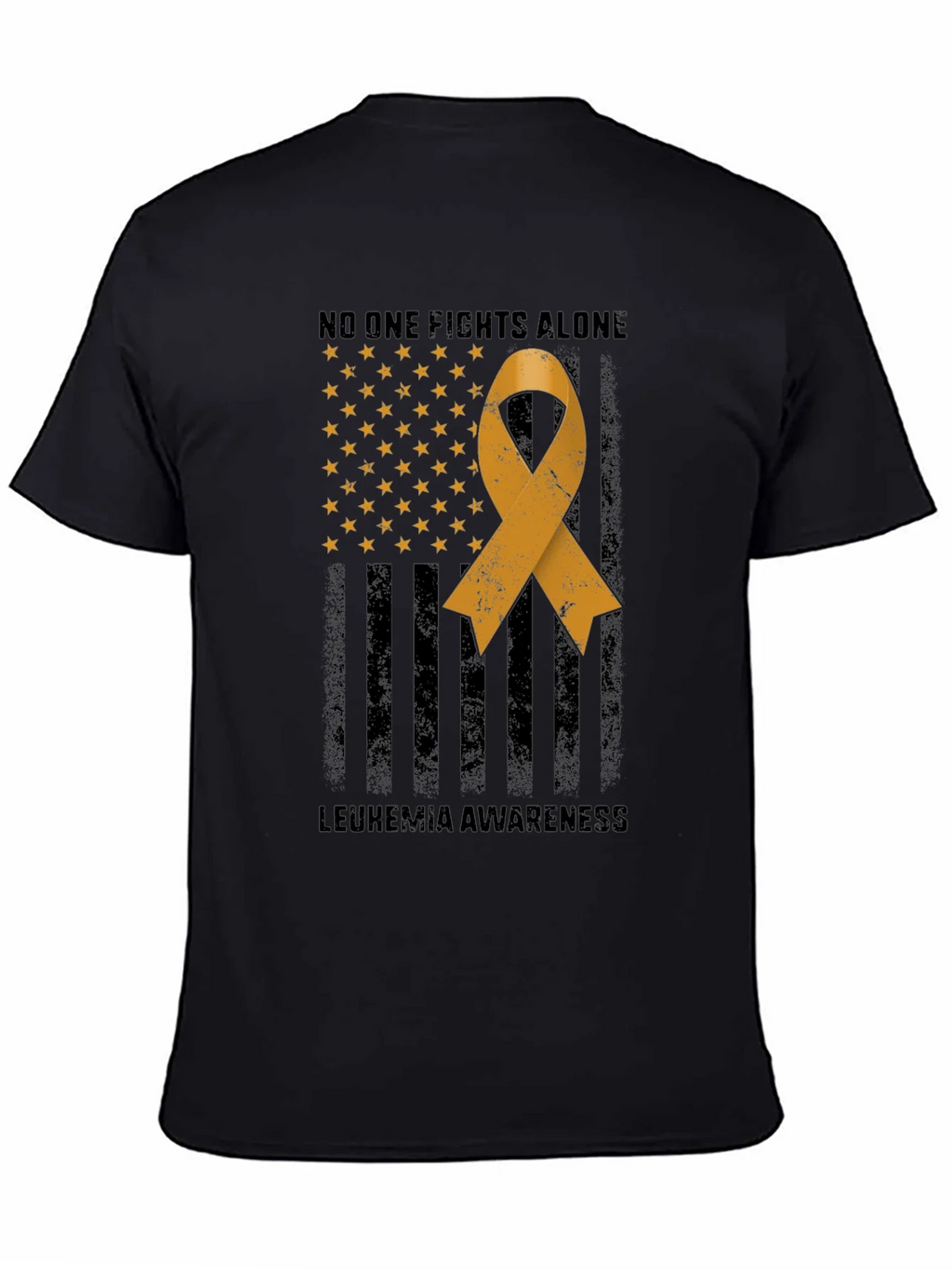 Leukemia Awareness Tee - No One Fights Alone