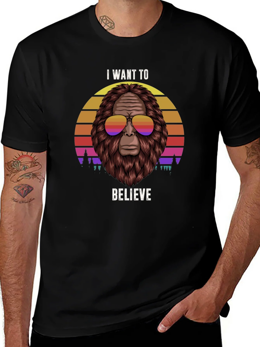 I Want To Believe Bigfoot T-Shirt