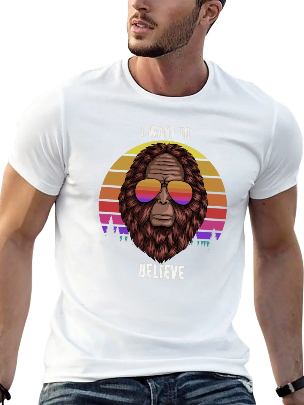 I Want To Believe Bigfoot T-Shirt
