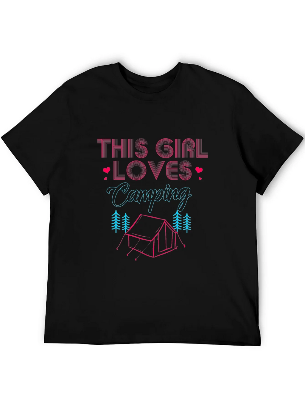 Camping Lover Womens Graphic Tee