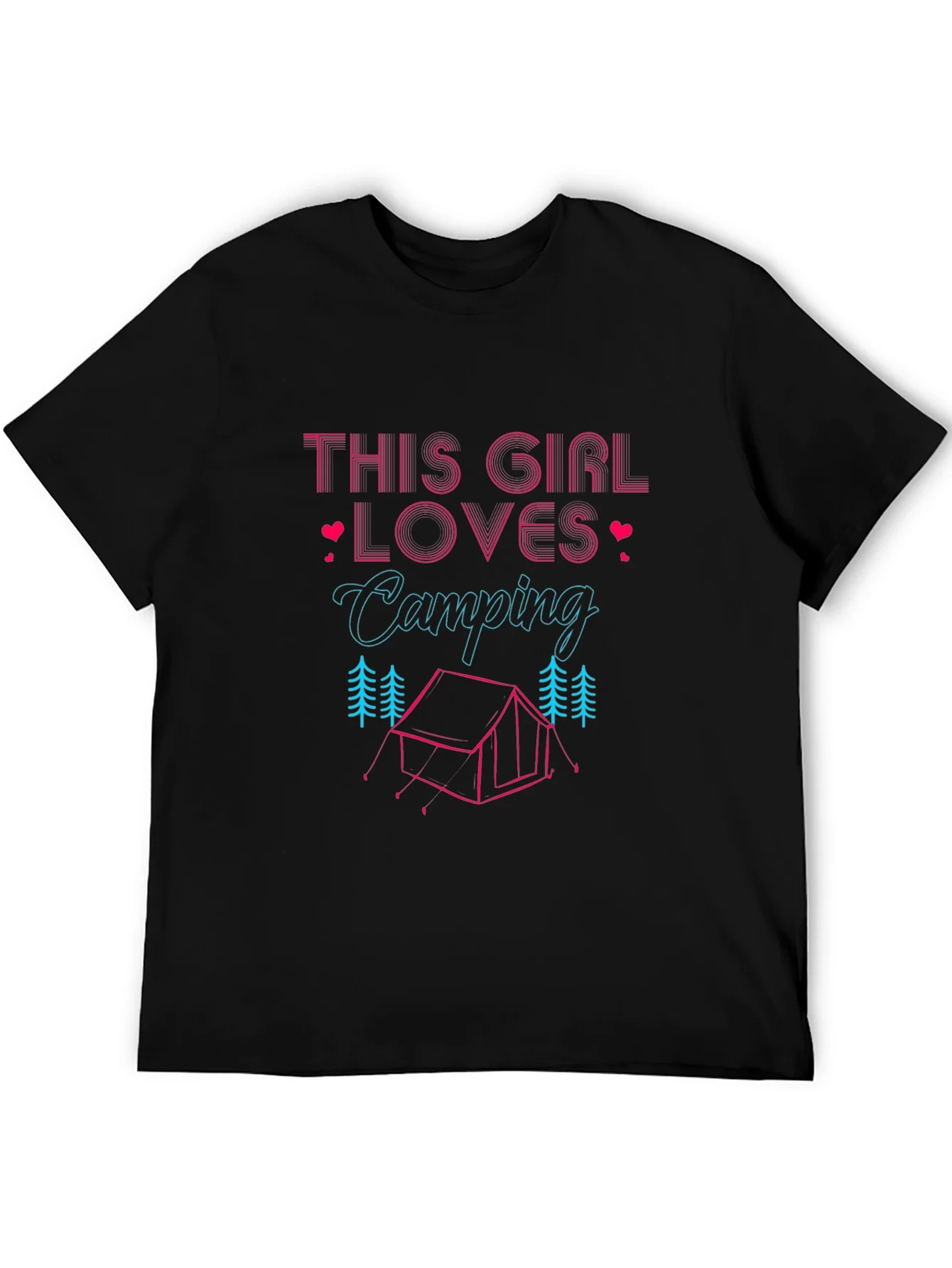 Camping Lover Womens Graphic Tee