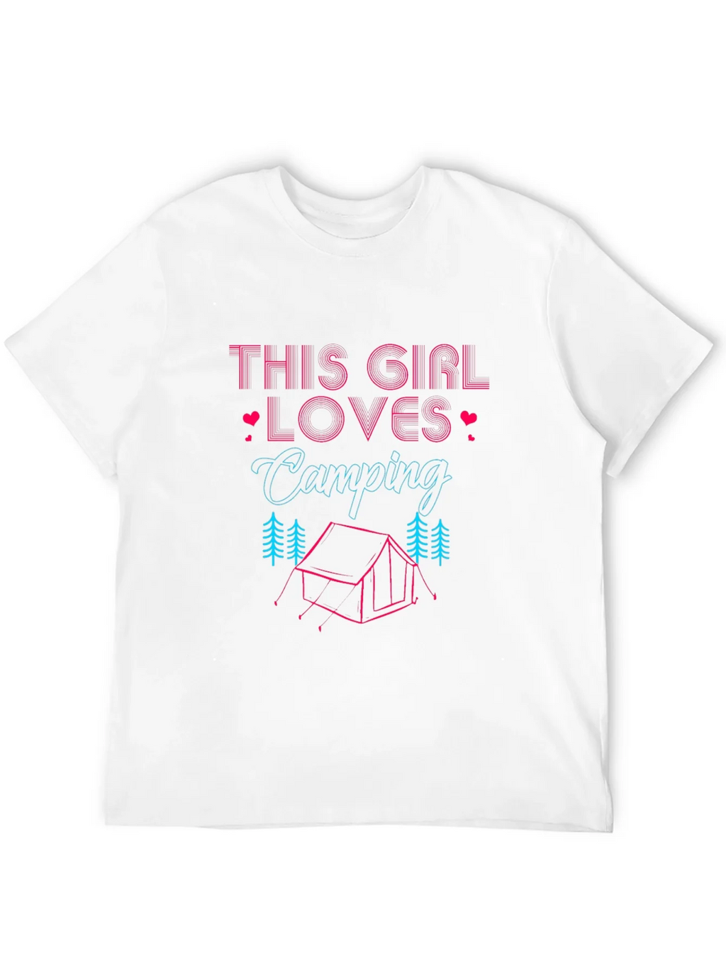 Camping Lover Womens Graphic Tee