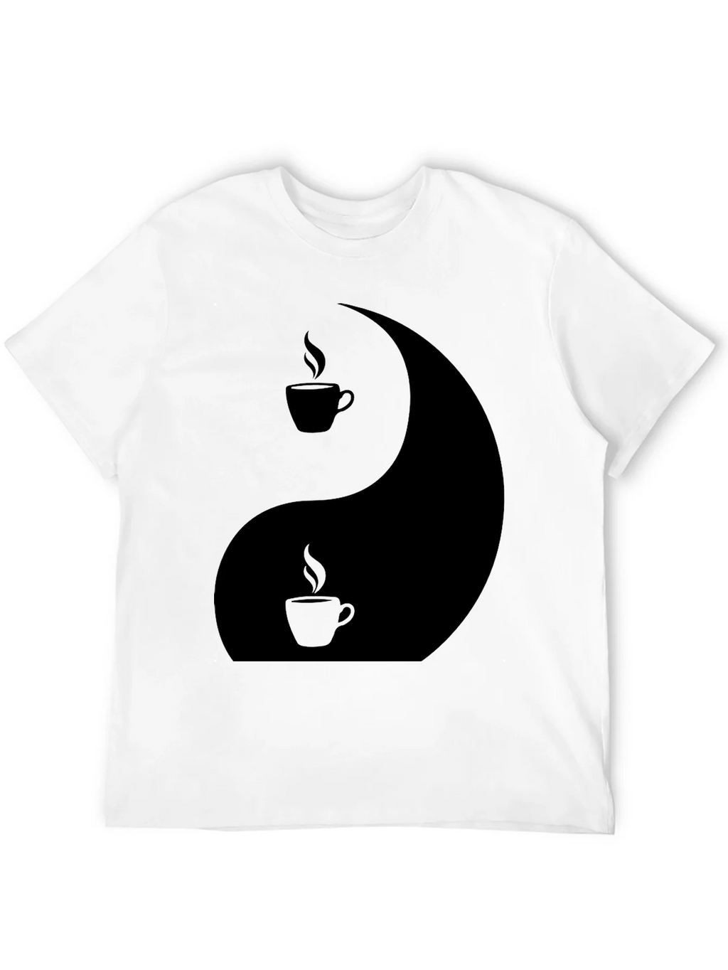 Yin Yang Coffee T-Shirt - Balance Your Brew