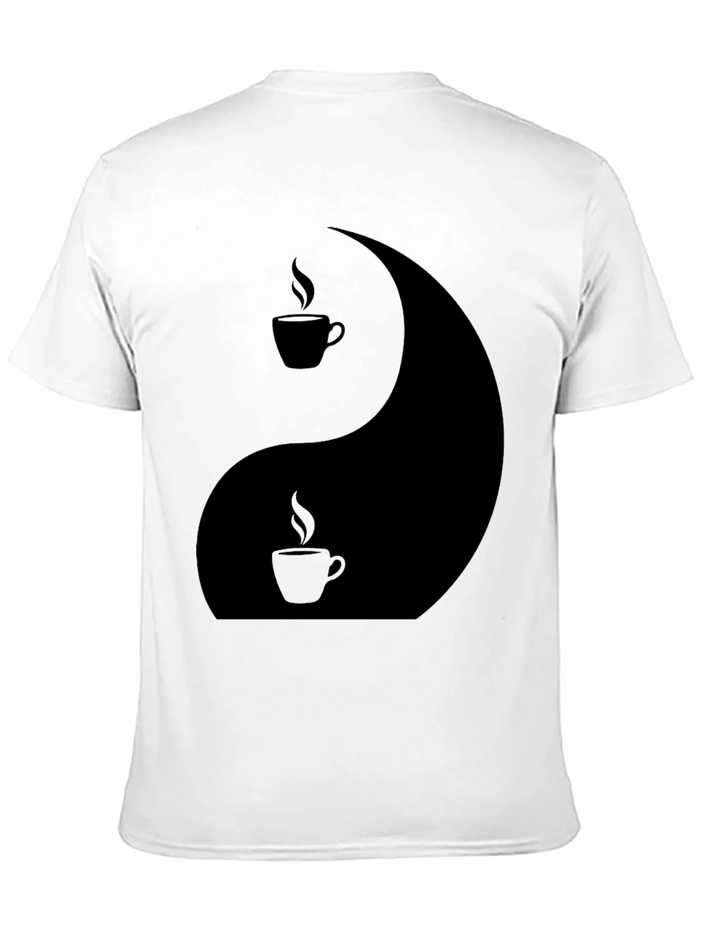 Yin Yang Coffee T-Shirt - Balance Your Brew