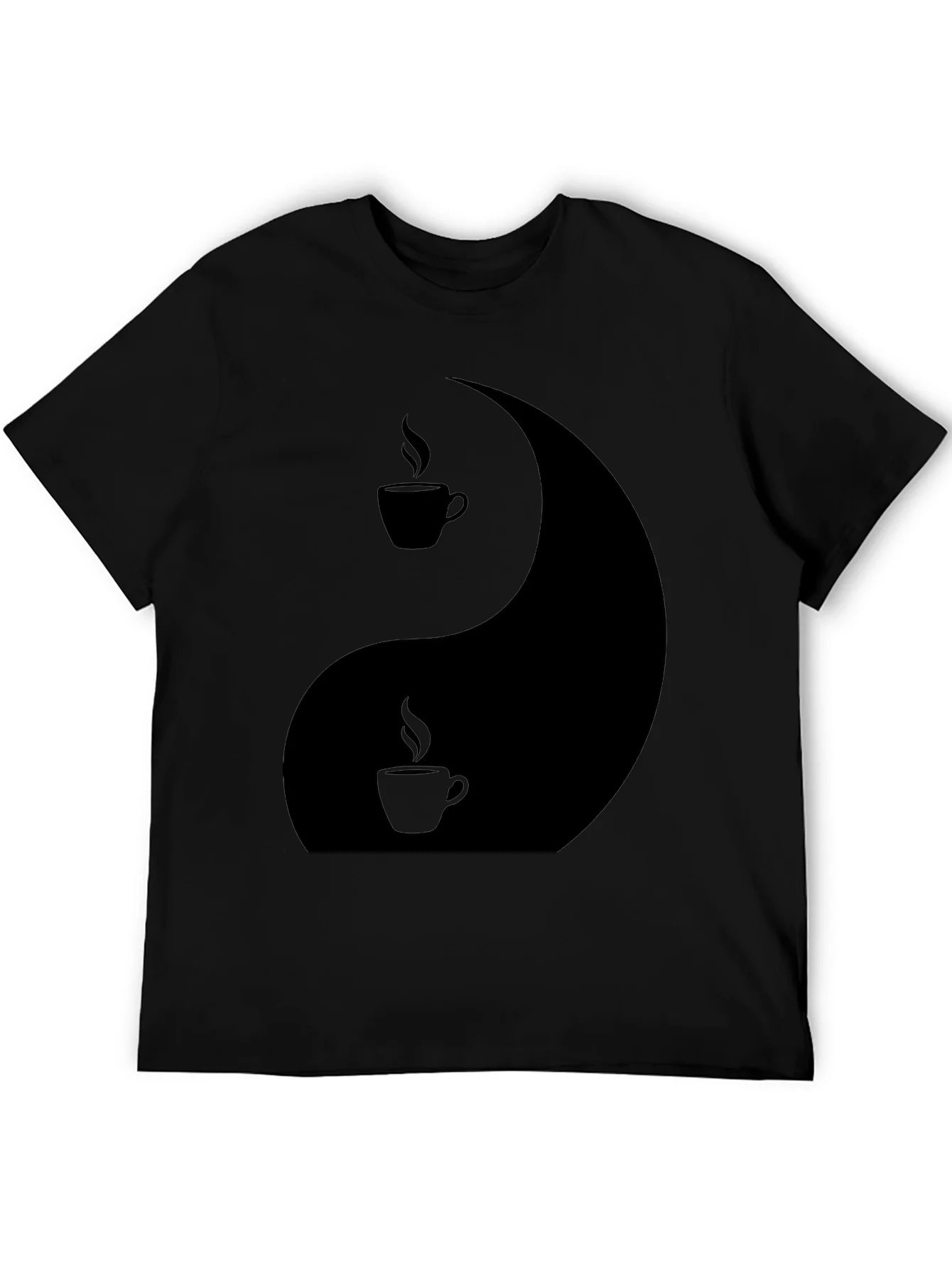 Yin Yang Coffee T-Shirt - Balance Your Brew
