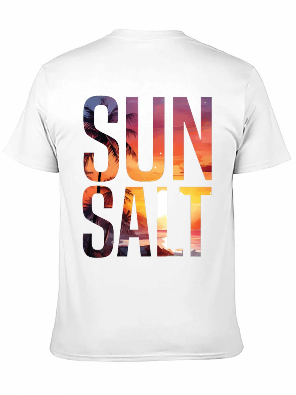 Sun Salt Graphic Tee - Tropical Beach Vibes
