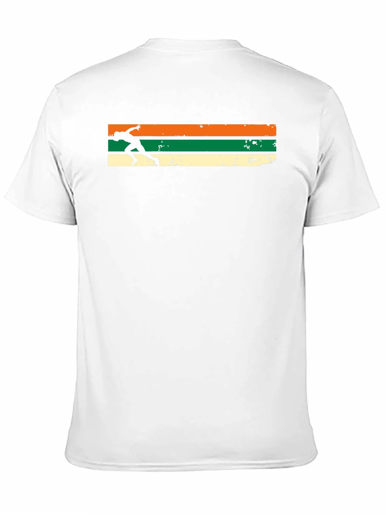 Retro Runner Tee - Vintage Style Athlete Graphic T-Shirt